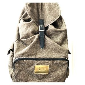 PINK Glitter Gold Backpack